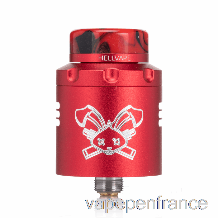 Hellvape Lapin Mort V3 24mm Rda Stylo Vape Rouge